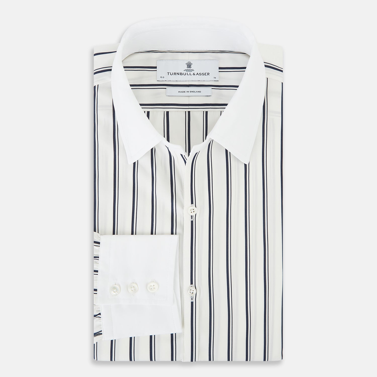 View 5 of product SHIRTS RF WH WINDSOR OPEN CLR WH 3BC NAVY STRIPE 19