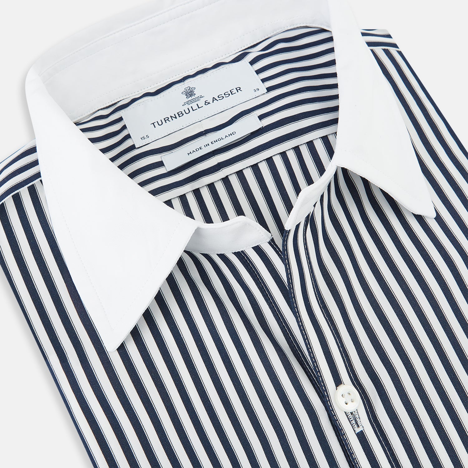 View 2 of product SHIRTS RF WH WINDSOR OPEN CLR WH 3BC NAVY STRIPE 16.5