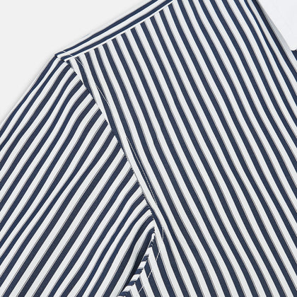 SHIRTS RF WH WINDSOR OPEN CLR WH 3BC NAVY STRIPE Image 5
