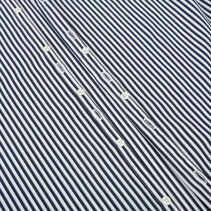 SHIRTS RF WH WINDSOR OPEN CLR WH 3BC NAVY STRIPE Image 6