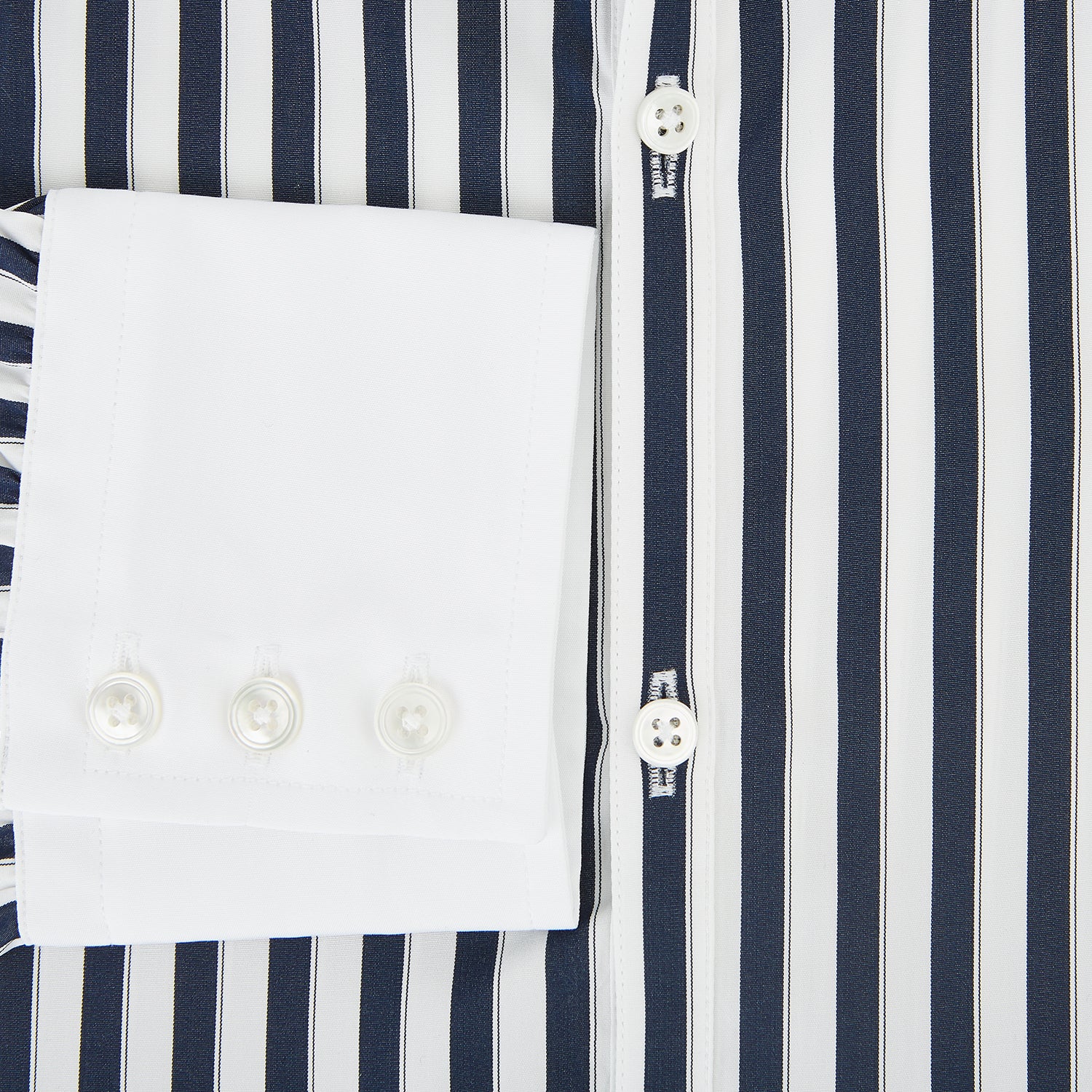 View 4 of product SHIRTS RF WH WINDSOR OPEN CLR WH 3BC NAVY STRIPE 14.5