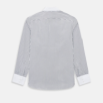 SHIRTS RF WH WINDSOR OPEN CLR WH 3BC NAVY STRIPE Image 2