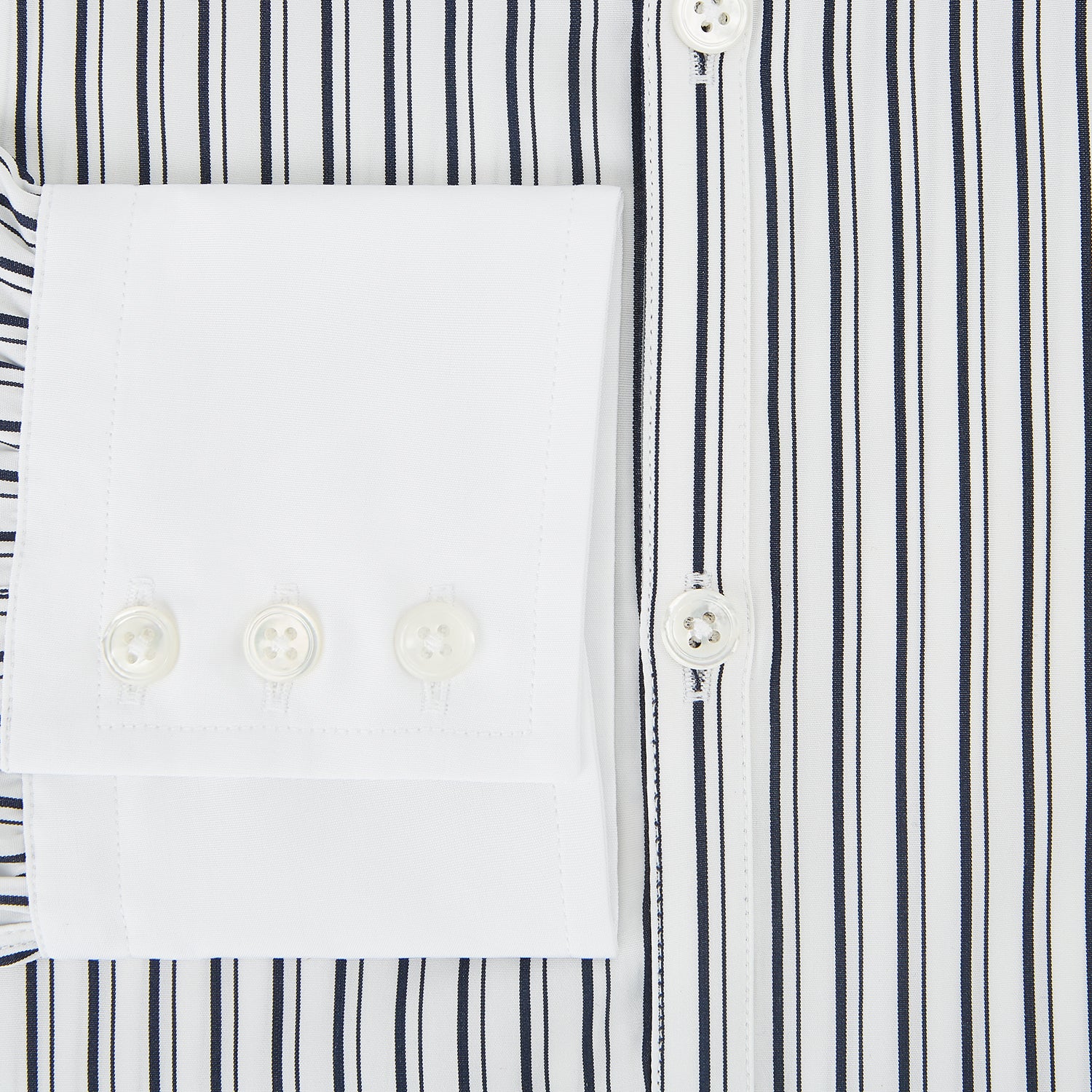 View 4 of product SHIRTS RF WH WINDSOR OPEN CLR WH 3BC NAVY STRIPE 19
