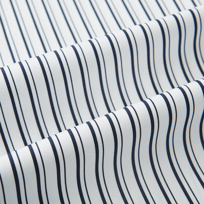 SHIRTS RF WH WINDSOR OPEN CLR WH 3BC NAVY STRIPE Image 7