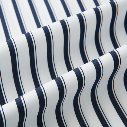 SHIRTS RF WH WINDSOR OPEN CLR WH 3BC NAVY STRIPE Image 7