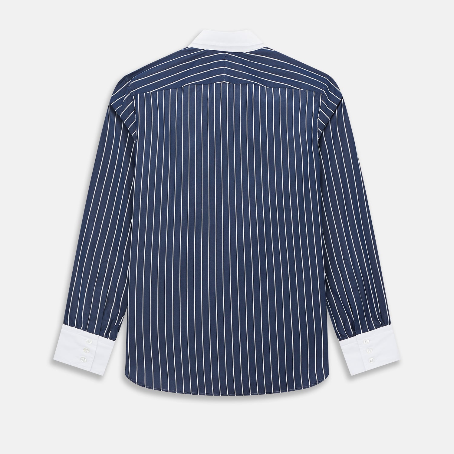 View 3 of product SHIRTS RF WH WINDSOR OPEN CLR WH 3BC WH STR ON NVY 14.5
