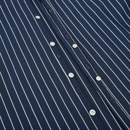 SHIRTS RF WH WINDSOR OPEN CLR WH 3BC WH STR ON NVY Image 6