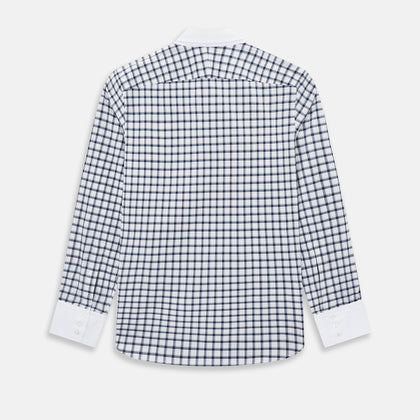 SHIRTS RF WH WINDSOR OPEN CLR WH 3BC NAVY CHECK Image 2
