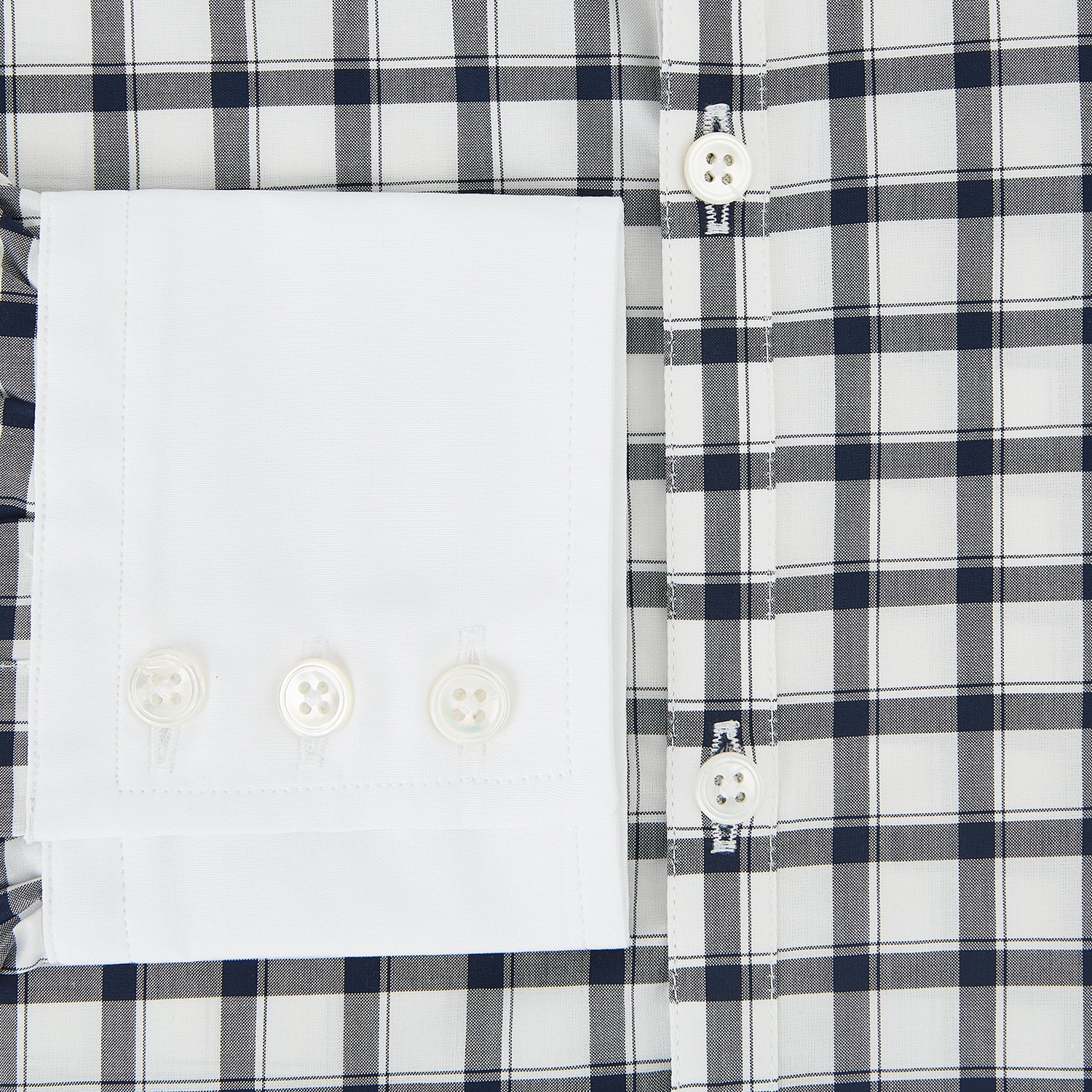View 4 of product SHIRTS RF WH WINDSOR OPEN CLR WH 3BC NAVY CHECK 18.5