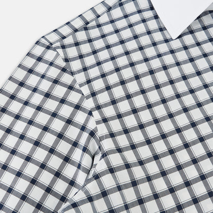 SHIRTS RF WH WINDSOR OPEN CLR WH 3BC NAVY CHECK Image 5