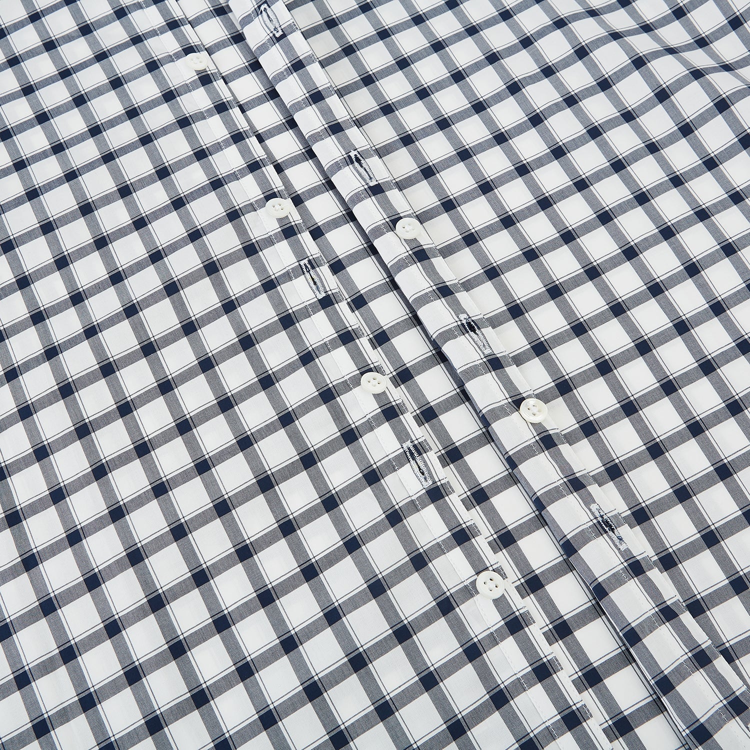 View 7 of product SHIRTS RF WH WINDSOR OPEN CLR WH 3BC NAVY CHECK 18.5