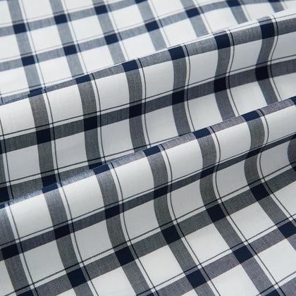 SHIRTS RF WH WINDSOR OPEN CLR WH 3BC NAVY CHECK Image 7