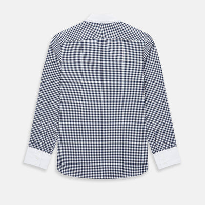 SHIRTS RF WH WINDSOR OPEN CLR WH 3BC NAVY CHECK Image 2
