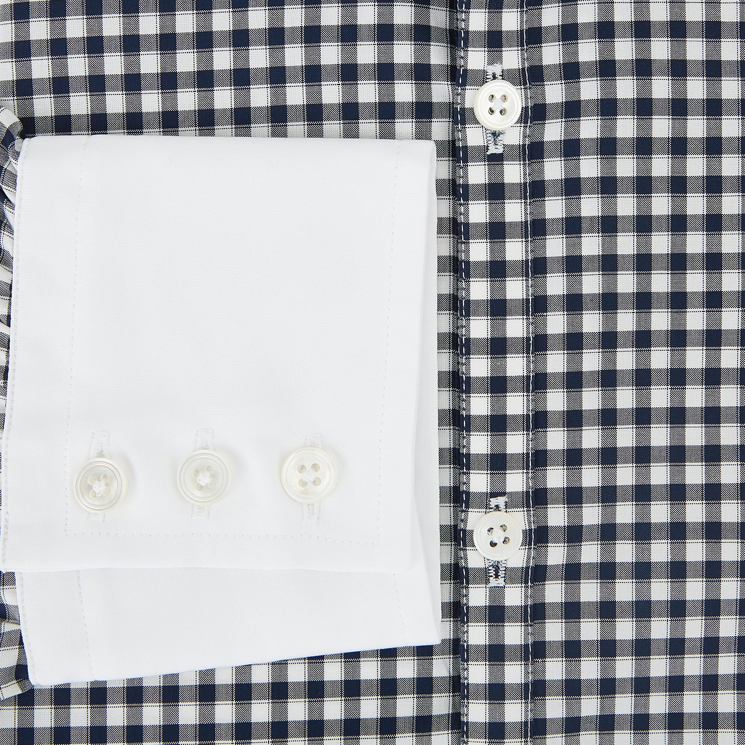 View 4 of product SHIRTS RF WH WINDSOR OPEN CLR WH 3BC NAVY CHECK 17