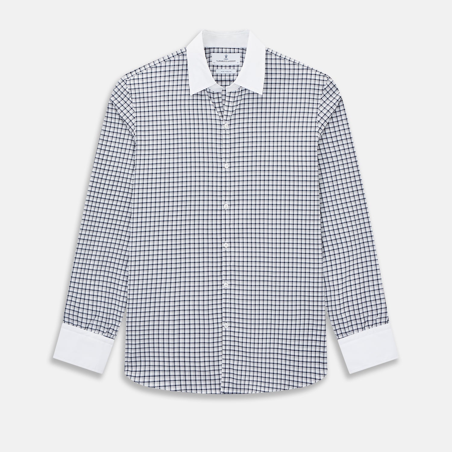 View 1 of product SHIRTS RF WH WINDSOR OPEN CLR WH 3BC NAVY CHECK 17.5