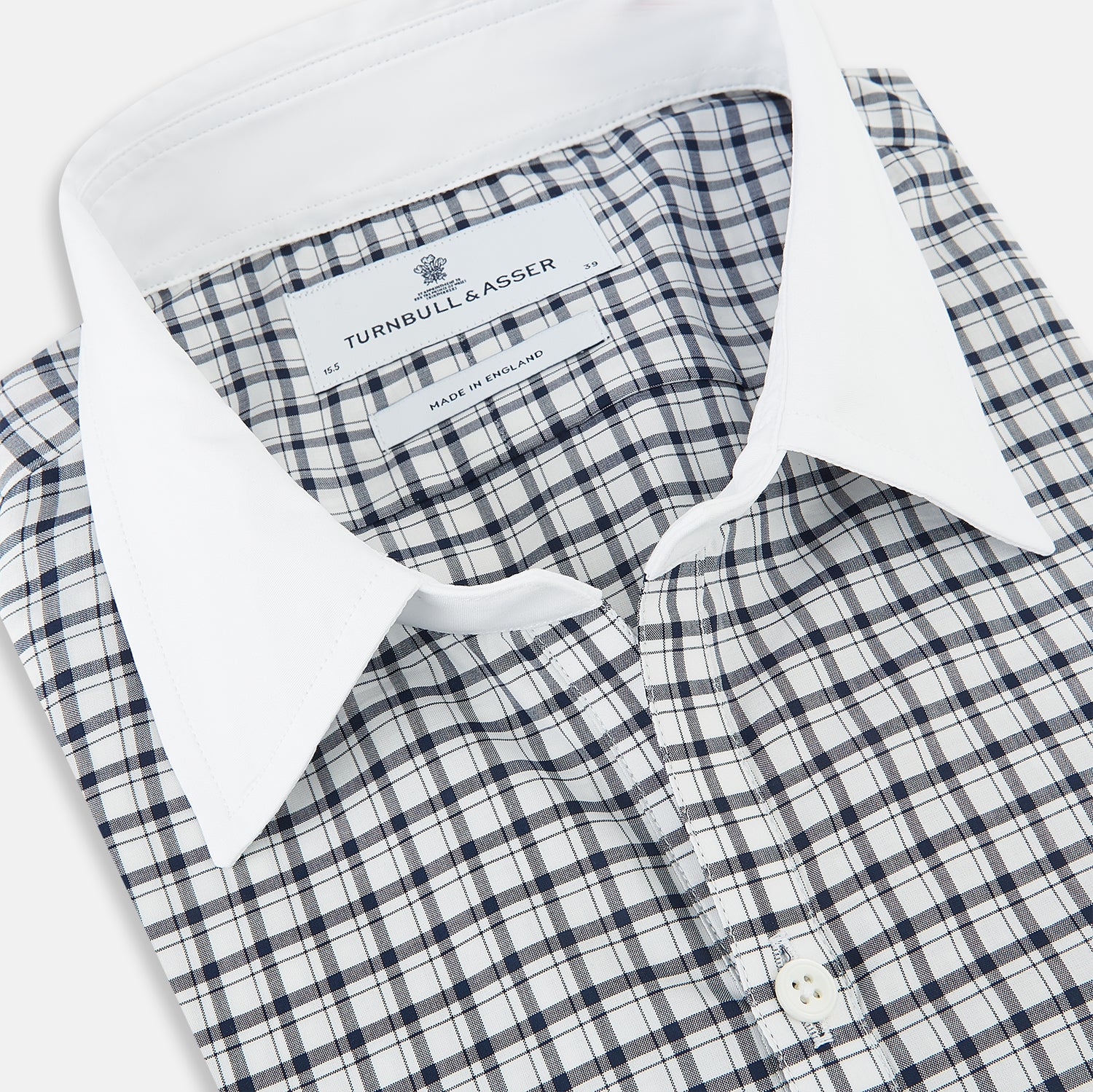 View 2 of product SHIRTS RF WH WINDSOR OPEN CLR WH 3BC NAVY CHECK 17.5