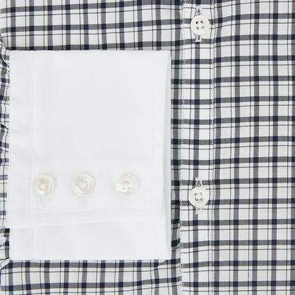 SHIRTS RF WH WINDSOR OPEN CLR WH 3BC NAVY CHECK Image 3