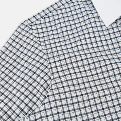 SHIRTS RF WH WINDSOR OPEN CLR WH 3BC NAVY CHECK Image 5