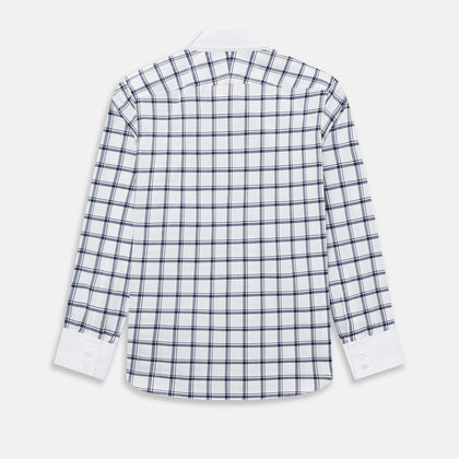 SHIRTS RF WH WINDSOR OPEN CLR WH 3BC NAVY CHECK Image 2