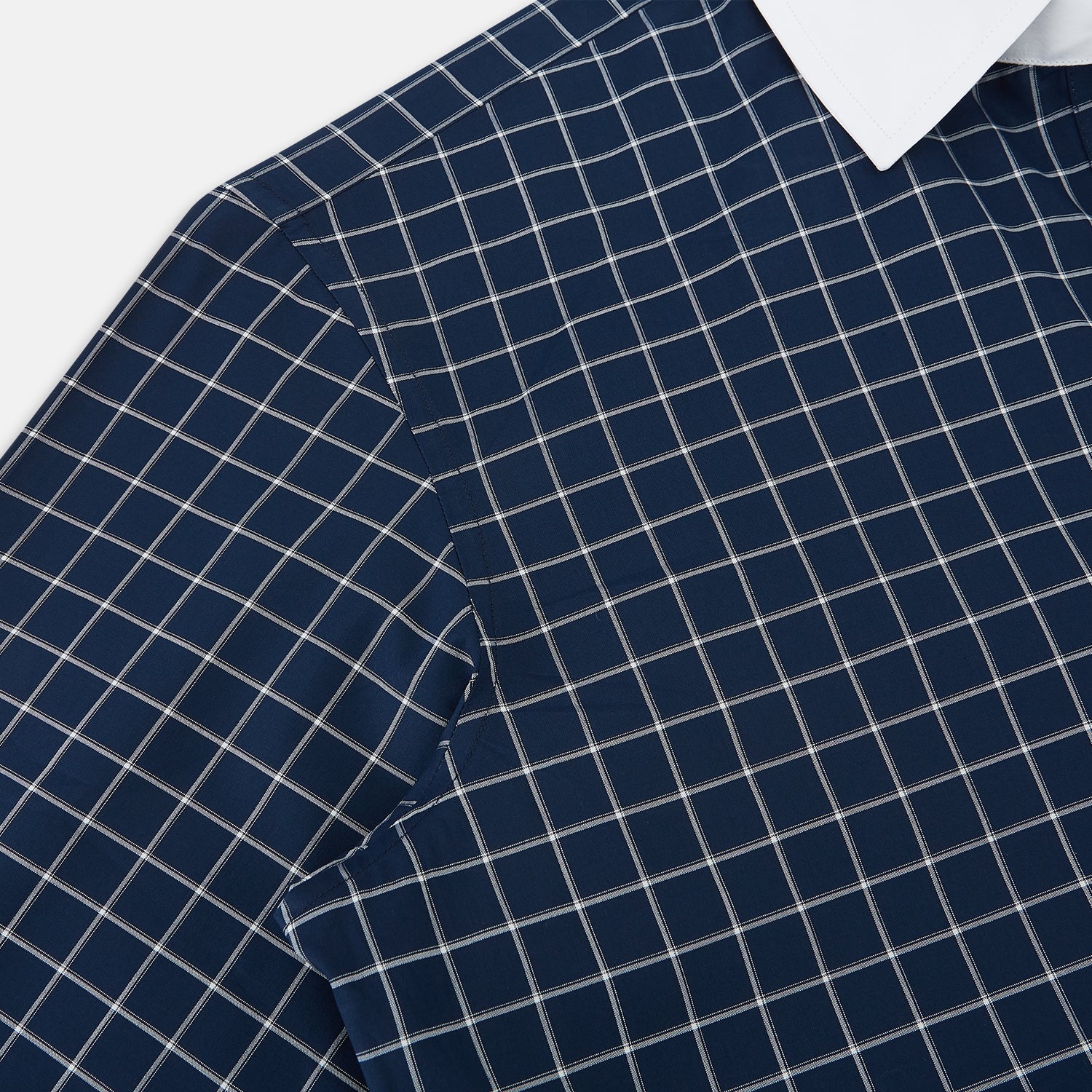 View 6 of product SHIRTS RF WH WINDSOR OPEN CLR WH 3BC WH CHK ON NVY 14.5