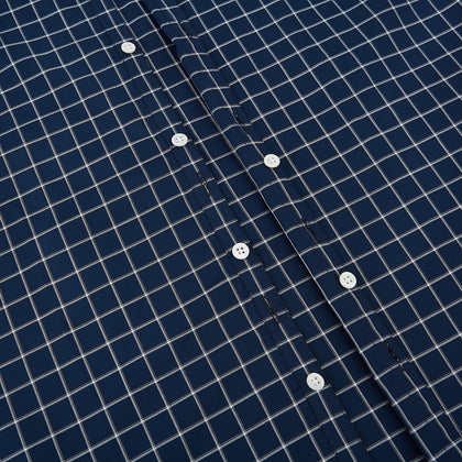 SHIRTS RF WH WINDSOR OPEN CLR WH 3BC WH CHK ON NVY Image 6