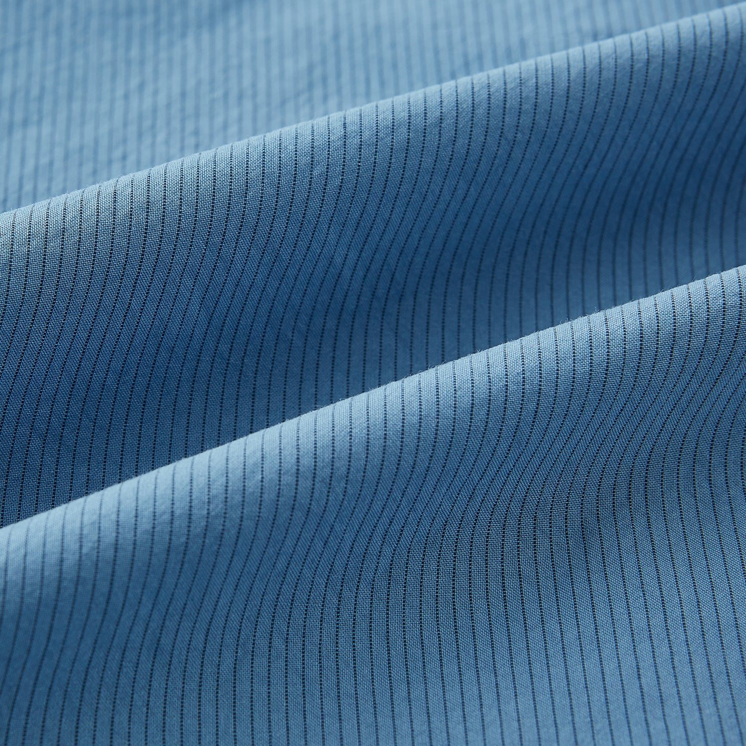 Image 8 of product Colony Blue Pinstripe Westminster Shirt with Contrast Collar & Cuffs 19