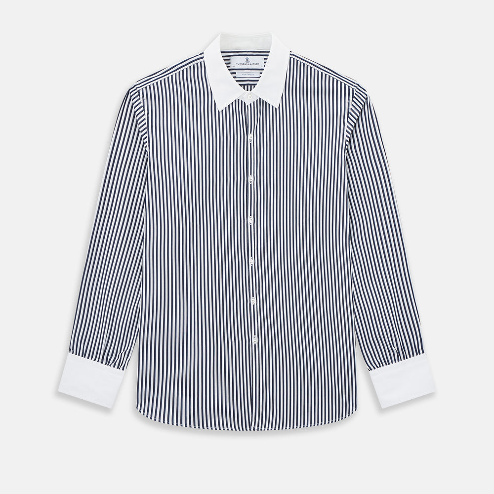 SHIRTS RF WH WESTMINSTER CLSD CLR WH 3BC NVY STR 18.5