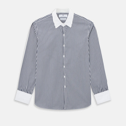 SHIRTS RF WH WESTMINSTER CLSD CLR WH 3BC NVY STR