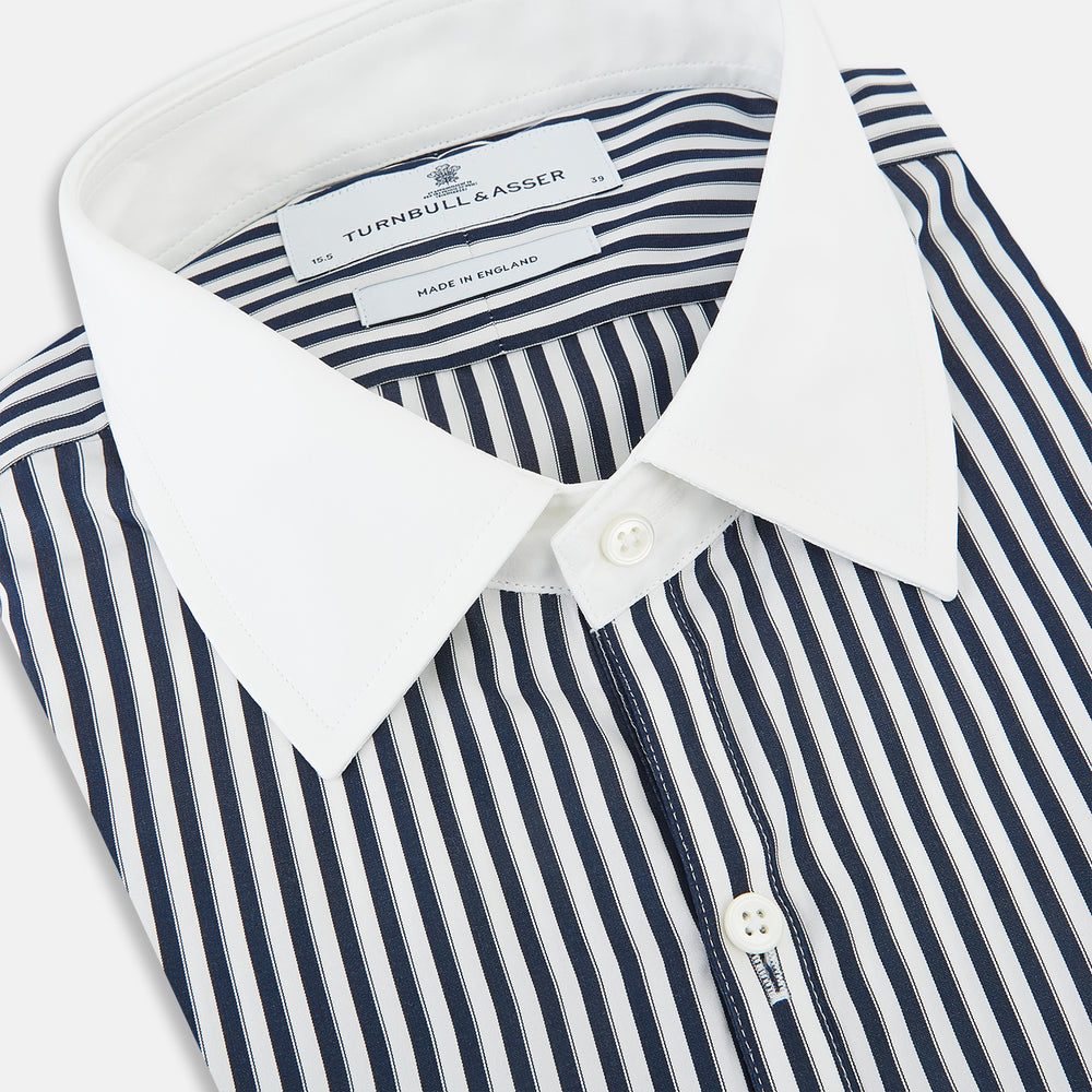 SHIRTS RF WH WESTMINSTER CLSD CLR WH 3BC NVY STR 18.5