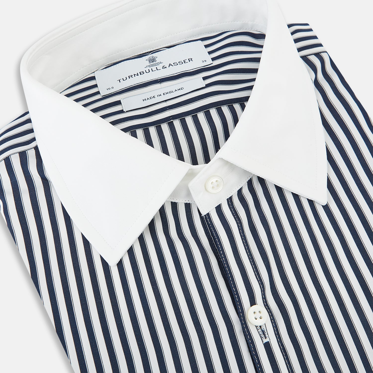 View 2 of product SHIRTS RF WH WESTMINSTER CLSD CLR WH 3BC NVY STR 18.5