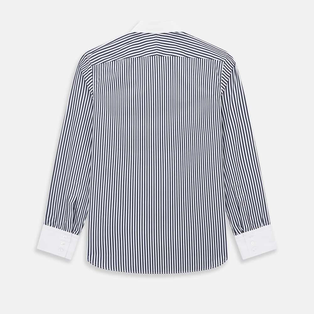 SHIRTS RF WH WESTMINSTER CLSD CLR WH 3BC NVY STR 18.5