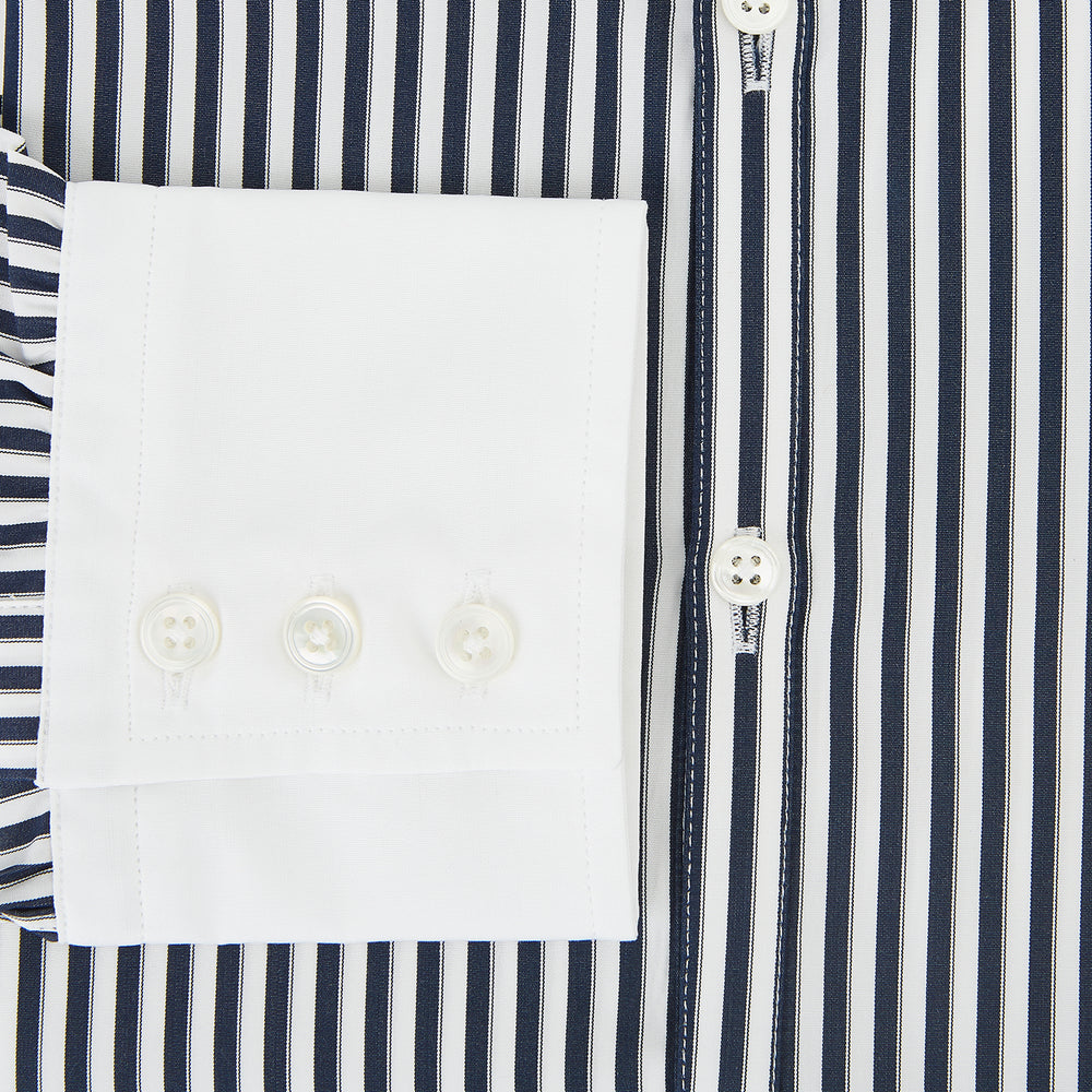 SHIRTS RF WH WESTMINSTER CLSD CLR WH 3BC NVY STR 18.5