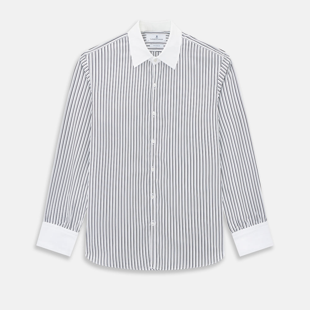 SHIRTS RF WH WESTMINSTER CLSD CLR WH 3BC NVY STR 14.5