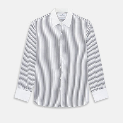 SHIRTS RF WH WESTMINSTER CLSD CLR WH 3BC NVY STR