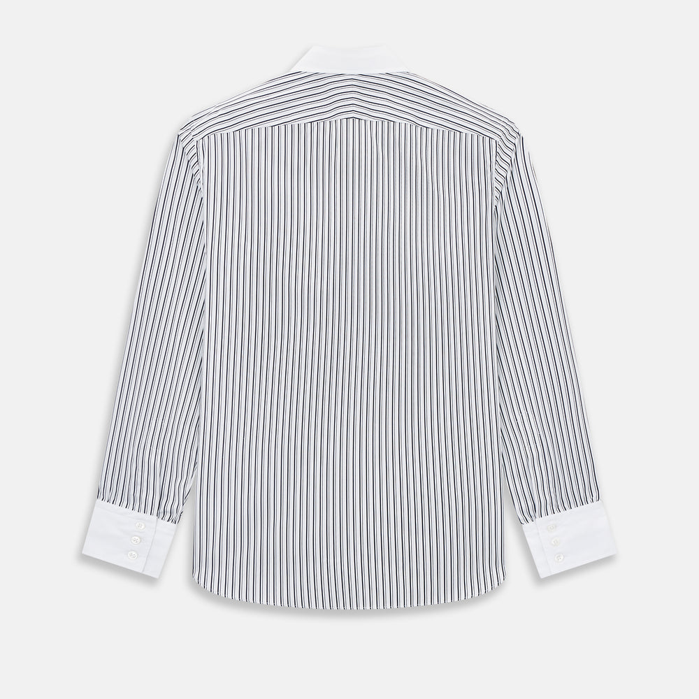 SHIRTS RF WH WESTMINSTER CLSD CLR WH 3BC NVY STR 14.5