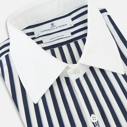 SHIRTS RF WH WESTMINSTER CLSDCR WH 3BC WHT STR NVY Image 1