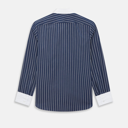 SHIRTS RF WH WESTMINSTER CLSDCR WH 3BC WHT STR NVY Image 2