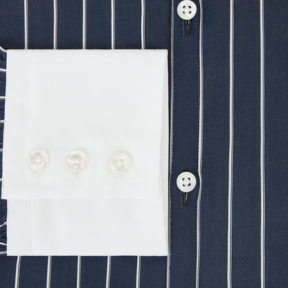 SHIRTS RF WH WESTMINSTER CLSDCR WH 3BC WHT STR NVY Image 3
