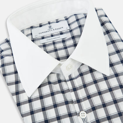 SHIRTS RF WH WESTMINSTER CLSD CLR WH 3BC NVY CHK Image 1