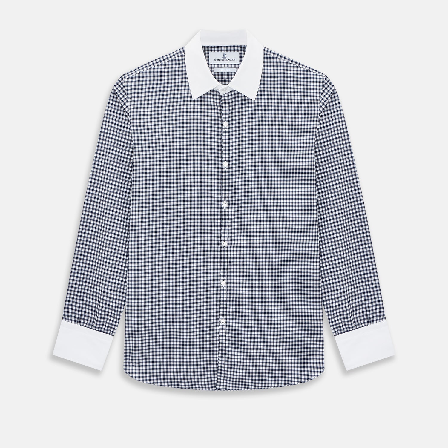 View 1 of product SHIRTS RF WH WESTMINSTER CLSD CLR WH 3BC NVY CHK 18.5
