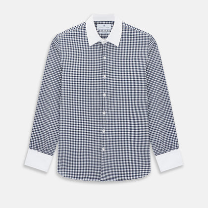 SHIRTS RF WH WESTMINSTER CLSD CLR WH 3BC NVY CHK