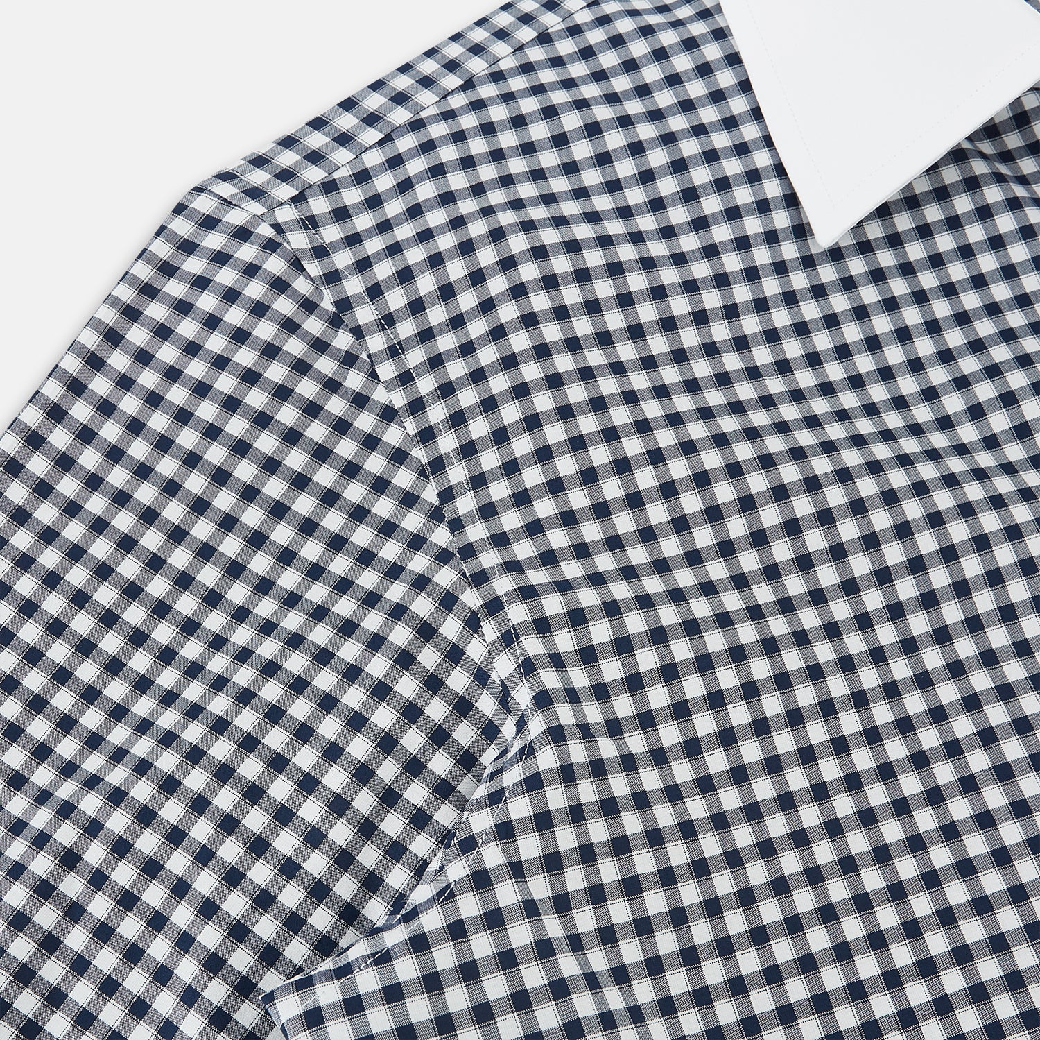 View 6 of product SHIRTS RF WH WESTMINSTER CLSD CLR WH 3BC NVY CHK 18.5