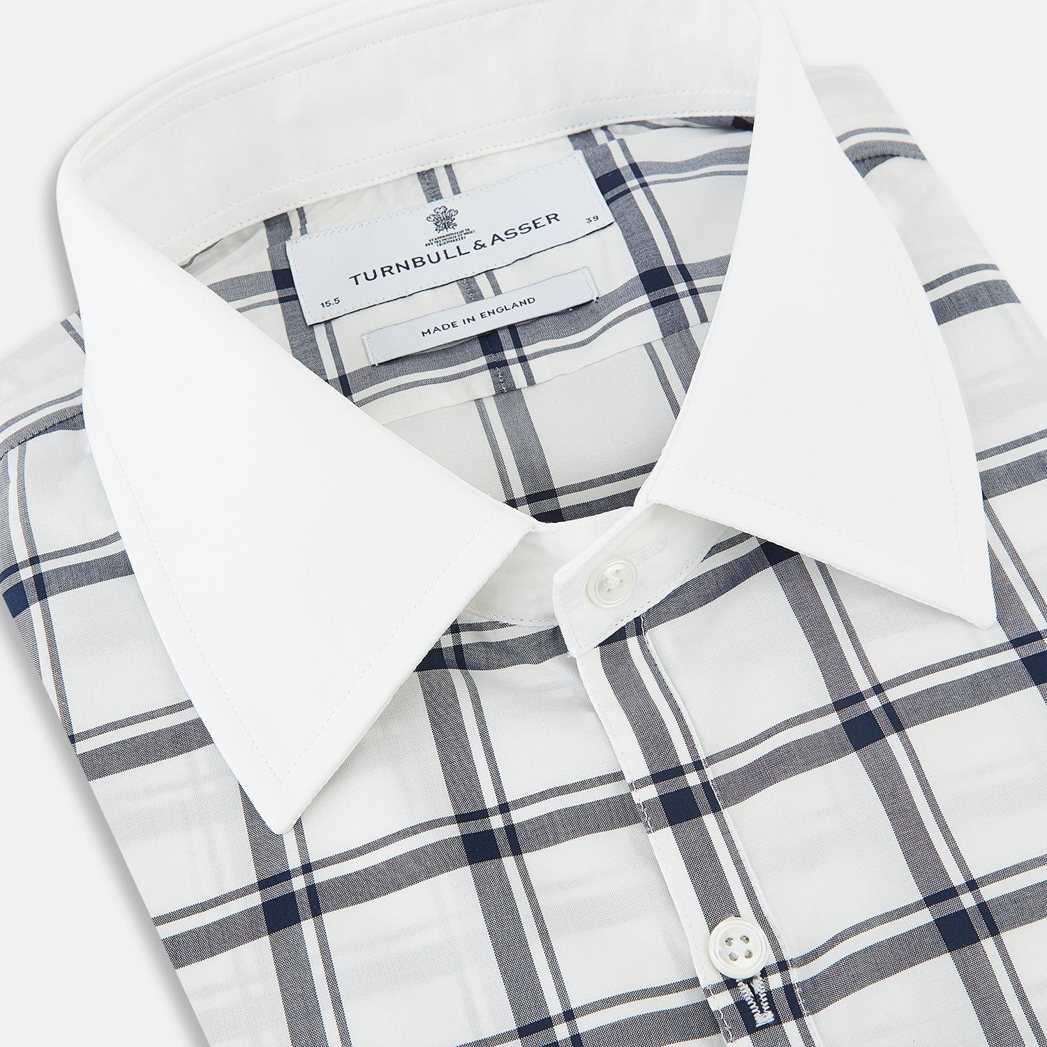 View 2 of product SHIRTS RF WH WESTMINSTER CLSD CLR WH 3BC NVY CHK 19