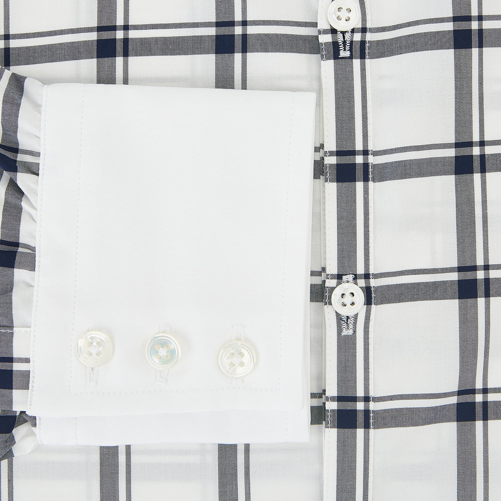 SHIRTS RF WH WESTMINSTER CLSD CLR WH 3BC NVY CHK 19