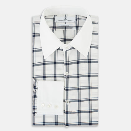 SHIRTS RF WH WESTMINSTER CLSD CLR WH 3BC NVY CHK Image 4