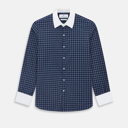 SHIRTS RF WH WESTMINSTER CLSDCLR WH 3BC WH CHK NVY