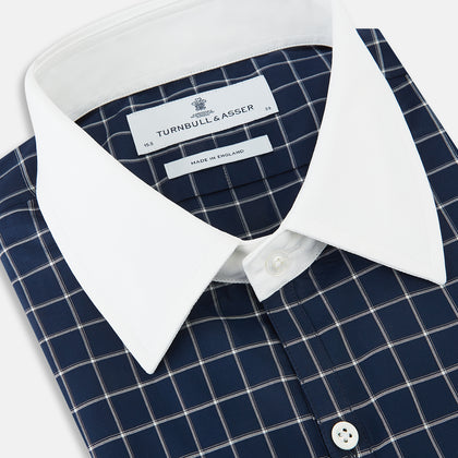 SHIRTS RF WH WESTMINSTER CLSDCLR WH 3BC WH CHK NVY Image 1