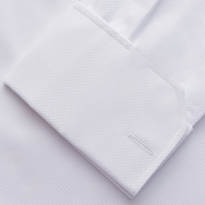 White Tailored Fit Dress Shirt Image 3