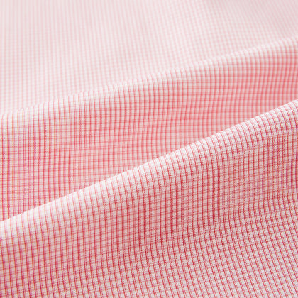 CORAL COTTON MINI CHECKED SHIRT Image 5
