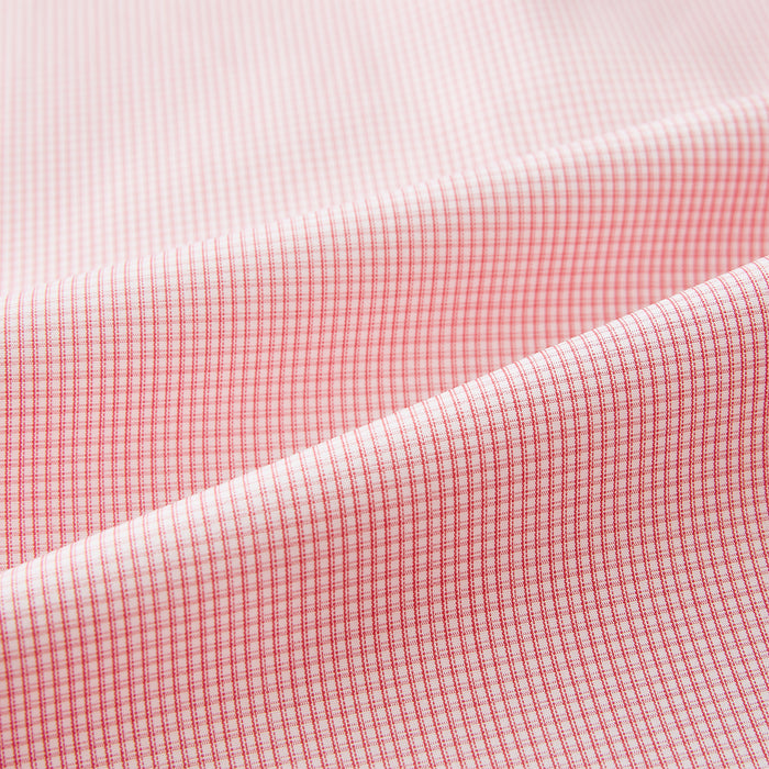 CORAL COTTON MINI CHECKED SHIRT Image 5